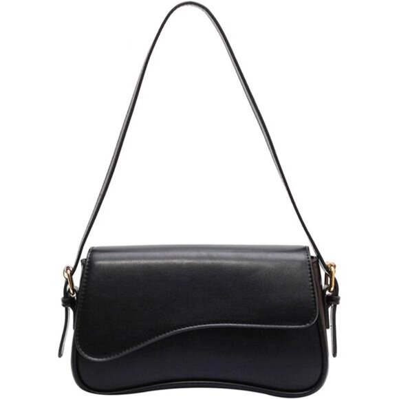 Shoulder Bag – Vegan Leather Hobo Purse, Trendy Clutch Handbag - Picture 1 of 7
